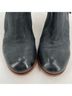 A.S.98 100% Leather Black Silver Mule/Clog Size 6 - photo 8