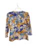J. McLaughlin Floral Multi Color Long Sleeve Blouse Size M - photo 2