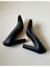 Ulla Johnson 100% Leather Black Heels Size 9 - photo 3