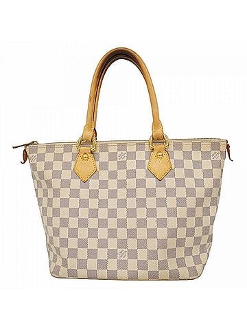 Louis Vuitton Louis Vuitton Damier Azur Saleya PM Tote Bag N51186 White Women's (view 1)