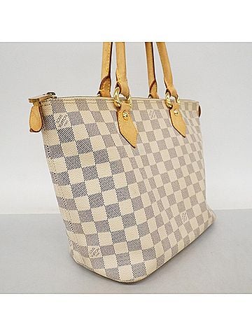 Louis Vuitton Louis Vuitton Damier Azur Saleya PM Tote Bag N51186 White Women's (view 2)