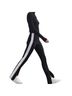 Athleta Color Block Black White Active Pants Size 8 - photo 1