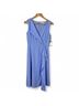 Kensie 100% Polyester 100% Polyester Solid Blue Cocktail Dress Size 6 - photo 4