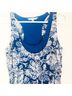 CAbi 100% Polyester 100% Rayon Floral Blue Casual Dress Size XS - photo 4