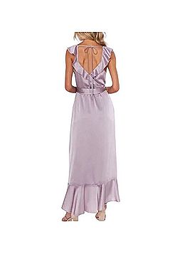 Show Me Your Mumu Samantha Ruffle Wrap Dress Cocktail Dress (view 2)