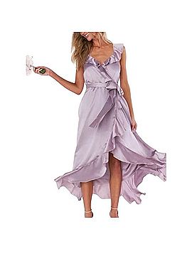 Show Me Your Mumu Samantha Ruffle Wrap Dress Cocktail Dress (view 1)