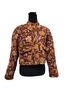 7 For All Mankind Floral Multi Color Brown Orange Purple Yellow Jacket Size M - photo 1