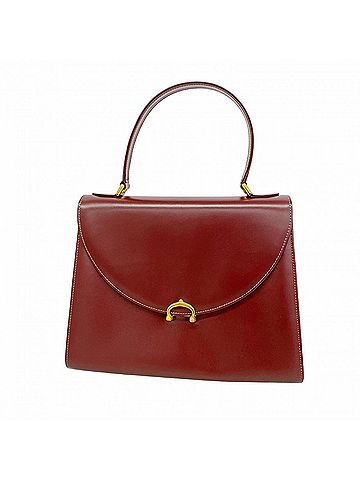 Cartier Cartier Must Leather Handbag, Bordeaux, Women's (view 1)