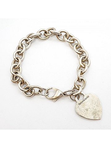 Tiffany & Co. Tiffany & Co. Heart Tag Bracelet, Sterling Silver 925, Women's (view 2)