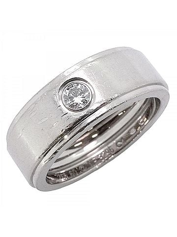 Cartier Cartier Fortune Ring, 1PD, 18K White Gold, Diamond, Men's, P2926530 (view 1)