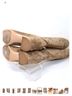 Gianvito Rossi 100% Suede Solid Brown Tan Boots Size EU 38 1/2 - photo 10
