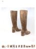 Gianvito Rossi 100% Suede Solid Brown Tan Boots Size EU 38 1/2 - photo 6