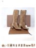 Gianvito Rossi 100% Suede Solid Brown Tan Boots Size EU 38 1/2 - photo 4