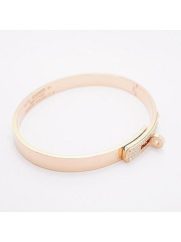 Hermès Hermes Kelly PM Bangle, 18K Pink Gold, 0.36ct Diamond, Women's, P2873858 (view 2)