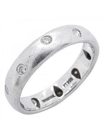 Tiffany & Co. Tiffany & Co. Dots Ring, Platinum 950, Diamond, Women's, P2877768 (view 1)