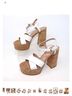 Gianvito Rossi Solid White Tan Brown Heels Size EU 37 1/2 - photo 10