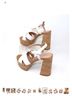 Gianvito Rossi Solid White Tan Brown Heels Size EU 37 1/2 - photo 8