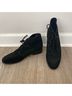 Steve Madden 100% Leather Black Ankle Boots Size 9 - photo 7