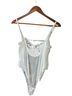 Fashion Nova Floral White Gold Bodysuit Size M - photo 2
