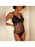 Cosabella Chevron-herringbone Black Bodysuit Size L - photo 3