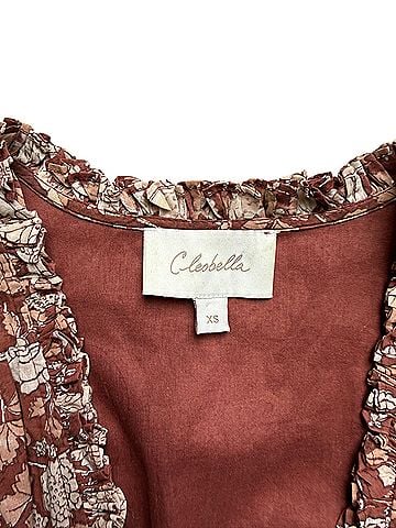 Cleobella Floral Wrap Midi Dress Cocktail Dress (view 2)