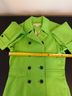 Tommy Hilfiger 100% Cotton 100% Polyester Green Coat Size M - photo 6