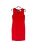 HUGO BOSS Solid Red Cocktail Dress Size 6 - photo 1