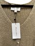 Line & Dot Tan Sleeveless Top Size S - photo 3