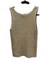 Line & Dot Tan Sleeveless Top Size S - photo 2