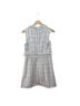 Eliza J 96% Polyester 4% Rayon 100% Polyester Checkered-gingham Black White Cocktail Dress Size 8 - photo 2