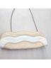 Rodo 100% Leather Tan White Clutch One size - photo 3