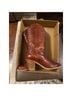 Dingo 100% Leather Burgundy Boots Size 8 - photo 9