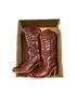 Dingo 100% Leather Burgundy Boots Size 8 - photo 1