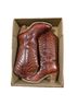 Dingo 100% Leather Burgundy Boots Size 8 - photo 2