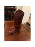 Dingo 100% Leather Burgundy Boots Size 8 - photo 4