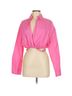 SundayUp Solid Pink Button-Down Shirt Size M - photo 1