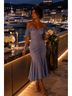 Jonathan Simkhai 100% Silk Polka Dots Blue Cocktail Dress Size 6 - photo 4