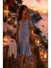 Jonathan Simkhai 100% Silk Polka Dots Blue Cocktail Dress Size 6 - photo 5