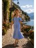 Jonathan Simkhai 100% Silk Polka Dots Blue Cocktail Dress Size 6 - photo 3