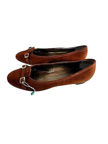 Sergio Rossi Buckle Heels Flats (view 1)