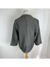 Eileen Fisher 80% Silk 20% Acrylic 100% Silk Solid Gray Silver Blazer Size M - photo 8
