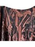 Peruvian Connection 55% Rayon 45% Cotton 100% Polyester Paisley Orange Black Casual Skirt Size 10 - photo 3