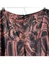 Peruvian Connection 55% Rayon 45% Cotton 100% Polyester Paisley Orange Black Casual Skirt Size 10 - photo 4