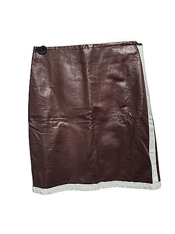 Ralph Lauren Purple Label Leather Skirt (view 2)