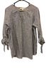 Michael Kors Stripes Blue White Long Sleeve Blouse Size L - photo 1
