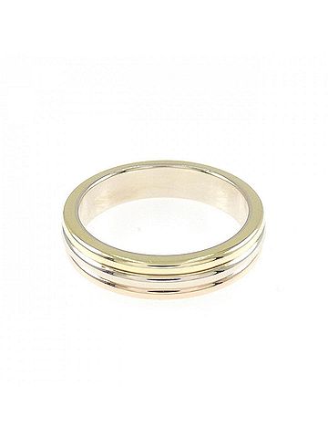 Cartier Cartier Three Gold Wedding Ring (view 2)