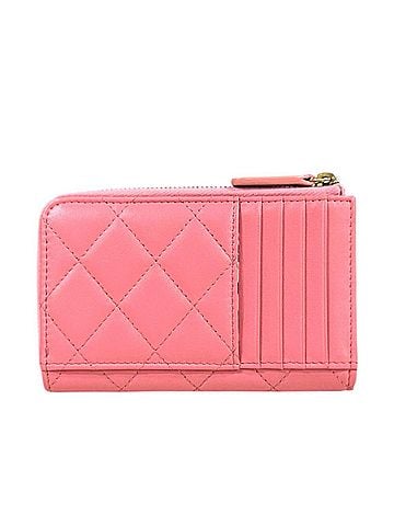 Chanel Chanel Matelassé Coco Mark Wallet/Coin Case, Lambskin AP3982, Women's CHANEL (view 2)