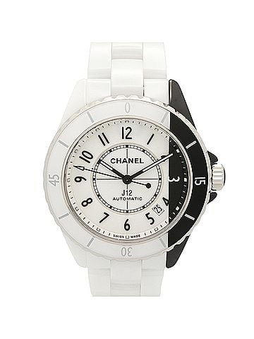 Chanel Chanel J12 Paradox Caliber 12.1 Watch, Ceramic, Men's, White/Black, H6515 (view 1)