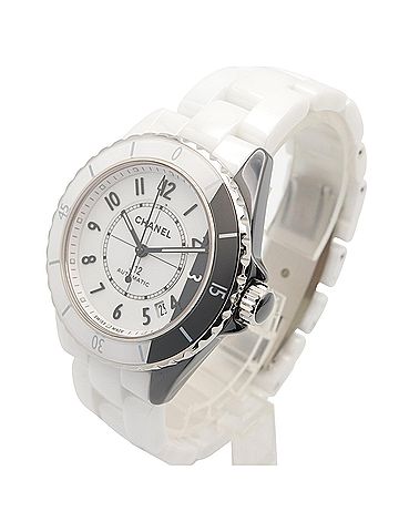 Chanel Chanel J12 Paradox Caliber 12.1 Watch, Ceramic, Men's, White/Black, H6515 (view 2)