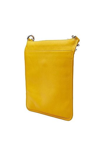 Loewe Loewe Anagram Shoulder Bag, Yellow Leather, Women's (view 2)
